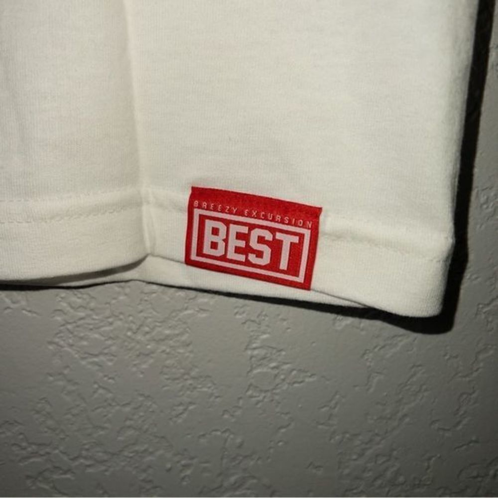 NWT‎ Best x Breezy Excursion White Muscle Tank Size Small - Picture 3 of 4